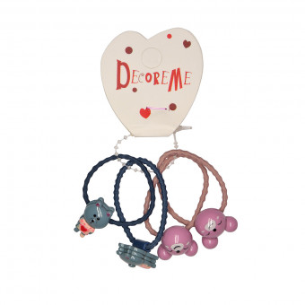 Резинка для волос "Зайки и мышки", BV/2-713/13 (12)