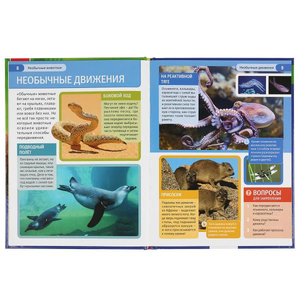 Энциклопедия с развивающими заданиями «Необычные животные». Формат: 197 х 255мм 48стр, Умка