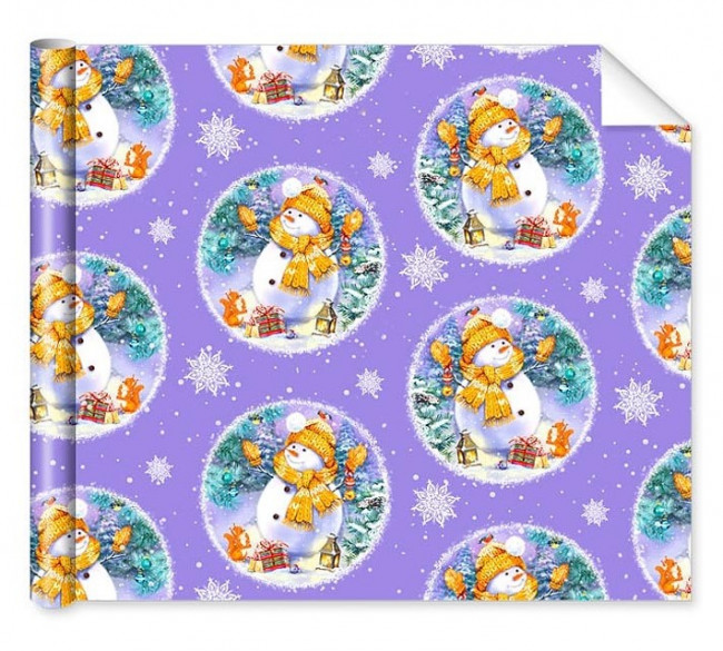 Бумага подарочная в рулоне НГ 0182.601ф