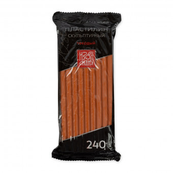 Пластилин 240 г №10 терракотовый твердый скульптурный "Изостудия", Аква-колор/IZO-SP-240 №10 (5) Пластилин 240 г №10 терракотовый твердый скульптурный "Изостудия", Аква-колор/IZO-SP-240 №10 (5)