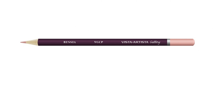 Карандаш цветной художественный заточенный 327 розовый палевый, Gallery VISTA-ARTISTA/VGCP 327 (6)