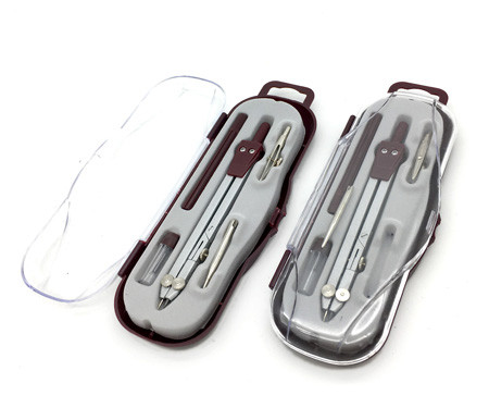 Набор чертежн.  INTELLIGENT CC-94  5 предметов, циркуль 13 см, в футляре (10)