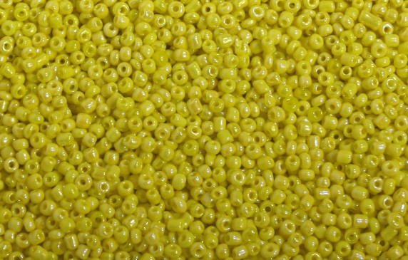 Бисер "ASMAR" размер №12, вес: 450 г, жёлтый хамелеон