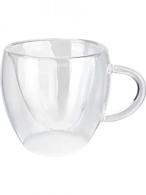 Кружка 250мл стеклянная с двойным дном "Сердце", MILAND/ВС-0178 Кружка 250мл стеклянная с двойным дном "Сердце", MILAND/ВС-0178