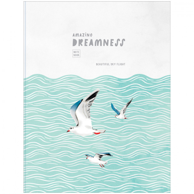 Тетрадь А5 120л клетка "Красивый полет" на кольцах, глянцевый ламинация, BG/ТТ5к120_лг 11363 (3)