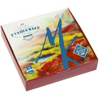 Гуашь 20мл 16цв художественная, Мастер Класс Невская палитра/1741092