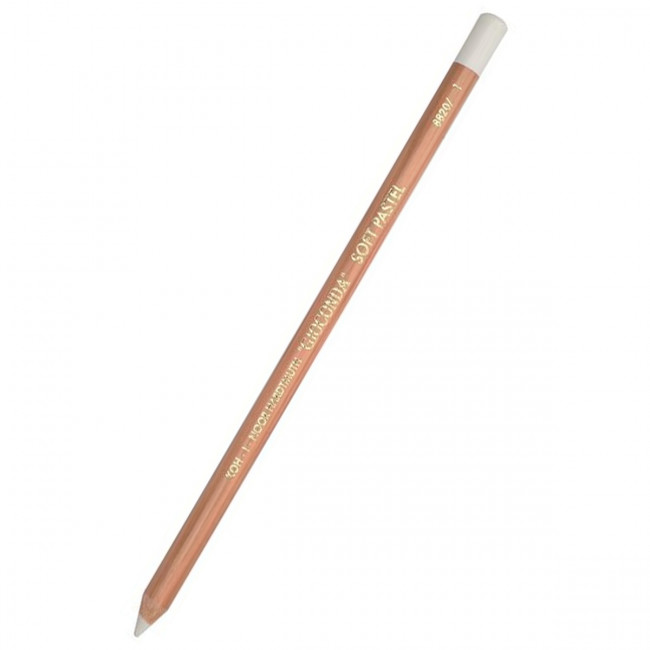 Карандаш пастельный Gioconda soft ТИТАНОВЫЙ БЕЛЫЙ, Koh-I-Noor/8820001001KS (12)