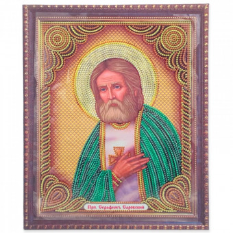 Алмазная мозаика по номерам 27*33см СЕРАФИМ СОРОВСКИЙ, ARTCoco/AS72608