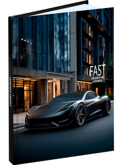 Записная книжка А6 80л клетка "Красивые автомобили - 12", склейка, Проф-Пресс/ЗК80-0077 (20)