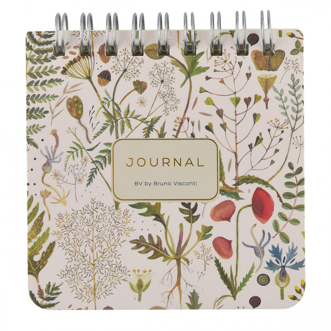 Блокнот А6 60л линия "Pocket Journal. Луговые травы", на гребне, BV/3-649/03 (96)