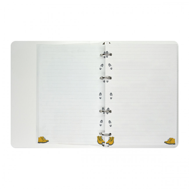 Тетрадь А5 80л линия "Boots. Коричневые ботинки", со сменным блоком, на кольцах, BV/7-80-632/04 (16)