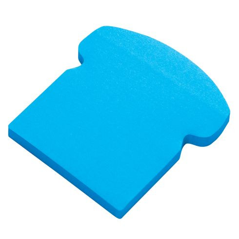 Бумага для заметок, фигурная, "Телефон", 7,0*7,0 см,  50 л., самоклеящаяся, голубая НЕОН, европодвес, 24/720 шт. в упак.