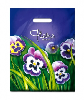 Пакет 31*40 ПВД "Фиалка" с вырубной ручкой (50/500)