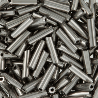 Бисер "Zlatka" Стеклярус GG 3 (0571-0585) 10 г №0577 черн.никель