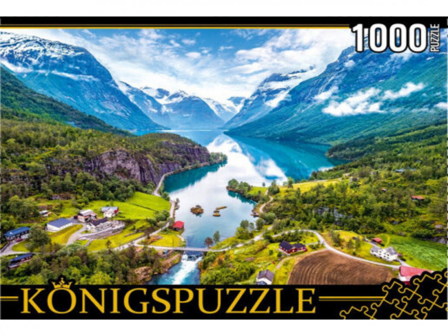 Пазлы 1000 элементов "Фьорды Норвегии", Konigspuzzle/ШТK1000-6795