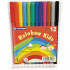 Фломастеры Centropen "Rainbow Kids", 12цв., трехгранные, смываемые, ПВХ Фломастеры Centropen "Rainbow Kids", 12цв., трехгранные, смываемые, ПВХ