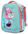 Рюкзак Schoolformat ERGONOMIC 3А4 SHAKE IT 17 л бирюз. 38х28х16 см жестк. каркас 3 отд. молния д/девочек