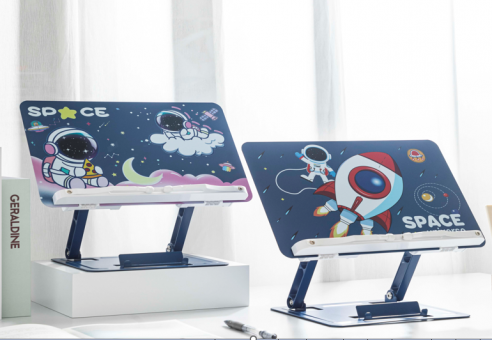 Подставка для книг, многофункциональная, металлическая, регулируемый угол наклона / MQ7078