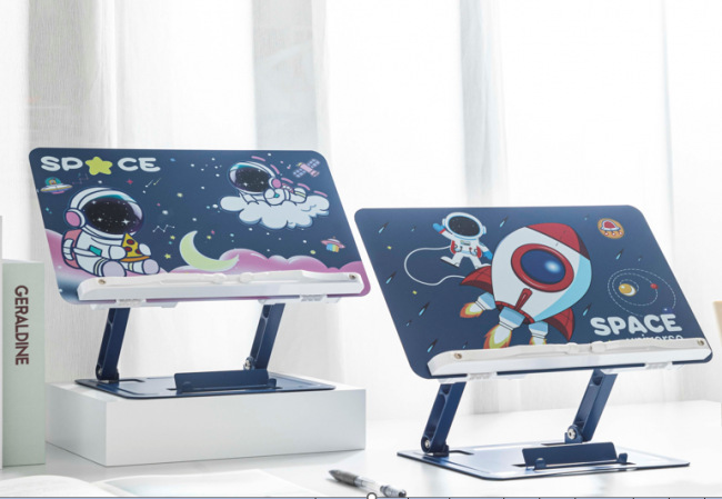 Подставка для книг, многофункциональная, металлическая, регулируемый угол наклона / MQ7078