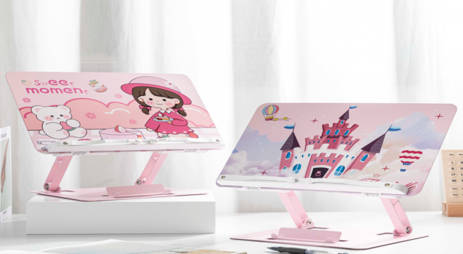 Подставка для книг, многофункциональная, металлическая, регулируемый угол наклона / MQ7078