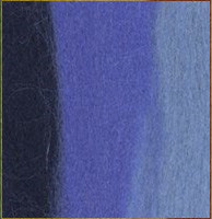 Шерсть для валяния 50г 100% полутонкая шерсть, т.синий/св.голубой/лесной колокольчик, Gamma/MY-050 №6083 Шерсть для валяния 50г 100% полутонкая шерсть, т.синий/св.голубой/лесной колокольчик, Gamma/MY-050 №6083