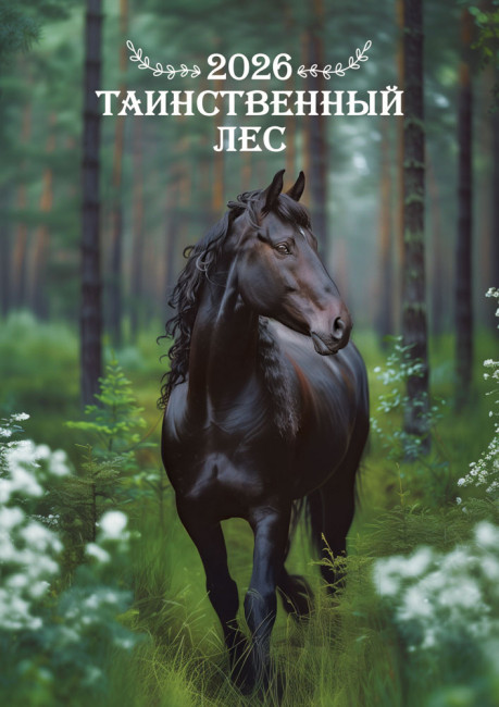 Календарь ригельный 2026г "Таинственный лес", РБ-26-032