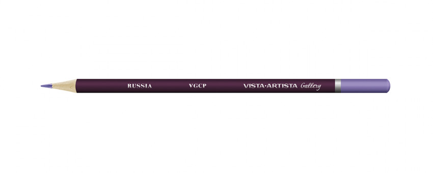 Карандаш цветной художественный заточенный 402 сиреневый, Gallery VISTA-ARTISTA/VGCP 402 (6)