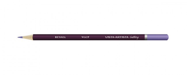 Карандаш цветной художественный заточенный 402 сиреневый, Gallery VISTA-ARTISTA/VGCP 402 (6)