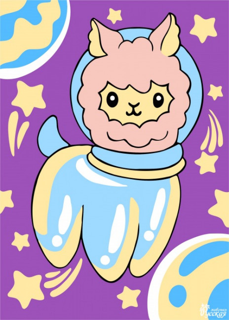 Картины "Русская Живопись. Серия Мини" 15х21 Сны о космосе, KHD22