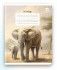 Тетрадь 18 клетка Магистр "Дикие животные", белизна 100% (5 дизайнов ассорти) (25/150)