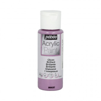 Краска 59мл акриловая глянцевая, для декора, пурпурный, Acrylic Paint PEBEO/97865