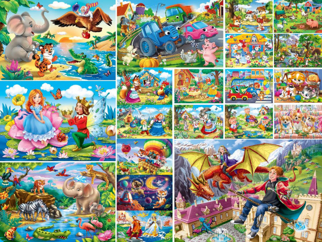 Пазлы 54 элемента "Сказочные картинки", Рыжий Кот/П54-5126 (20)