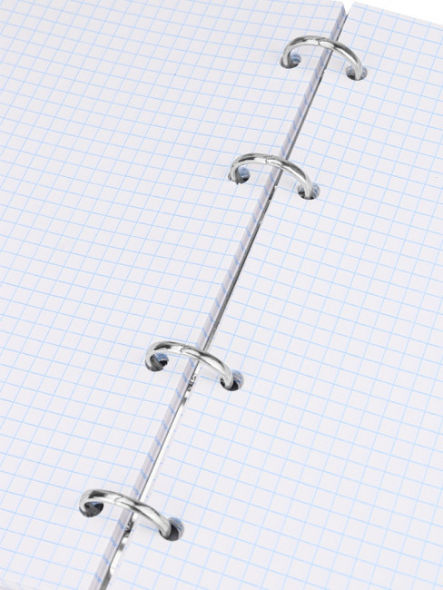 Тетрадь А5+ 120 клетка "Синий автомобиль-9", на кольцах, Prof-Press/120-1564