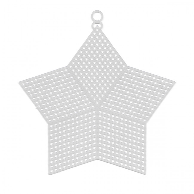 Канва KPL-06 "Gamma" пластиковая 100% полиэтилен 15 x 13 см "звезда" большая Канва KPL-06 "Gamma" пластиковая 100% полиэтилен 15 x 13 см "звезда" большая