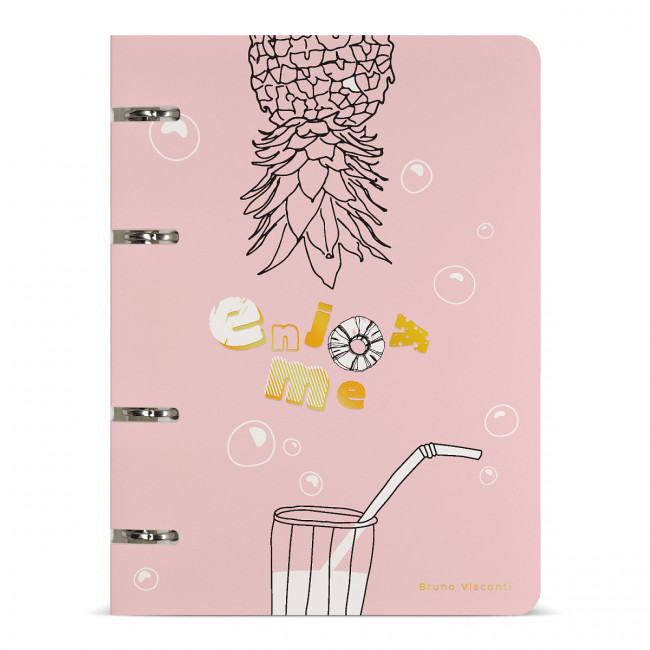 Тетрадь А5 80л линия "Enjoy me", со сменным блоком, на кольцах, BV/7-80-631/04 (16)