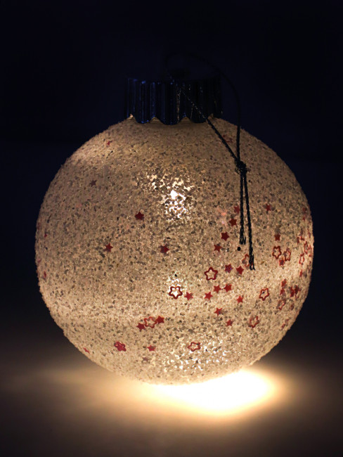 Елочный шар 8см "Конффи" led-подсветкой, MILAND/НУ-3450 Елочный шар 8см "Конффи" led-подсветкой, MILAND/НУ-3450