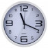 Часы настенные круглые, диаметр 30см, корпус белый, циферблат белый, Perfeo/PF_D0368