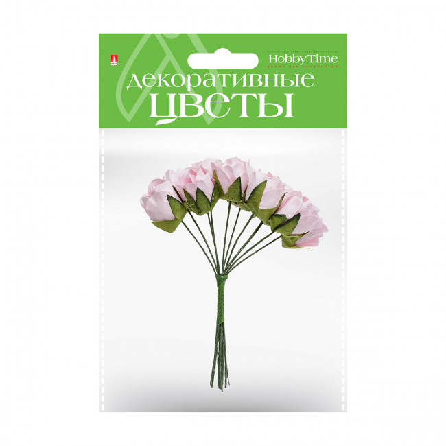 Декоративные цветы, в связке, 4 вида, №2, BV/2-558/02
