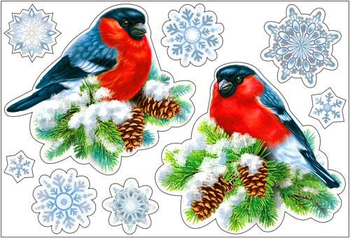 Набор наклеек  для декор. Интерьера рн4-33