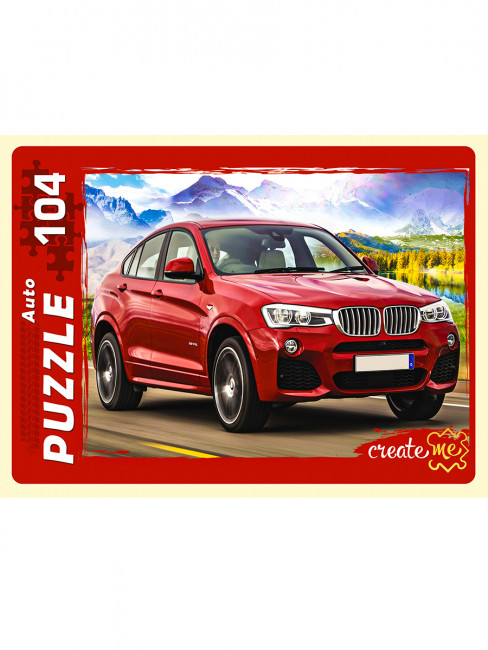 Пазлы 104 элемента "Авто класса люкс", Рыжий Кот/П104-2632