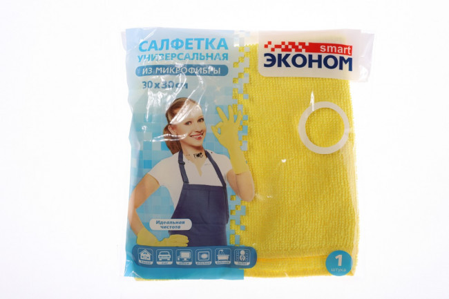 Салфетки микрофибра Smart Эконом, 30*30см