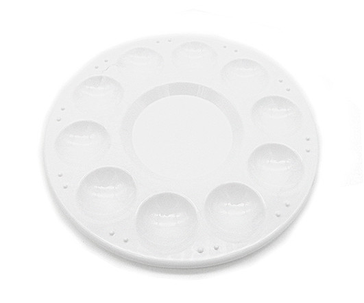 Палитра CF-905 "Художника" круглая 17*17см белая (5/600/2400)