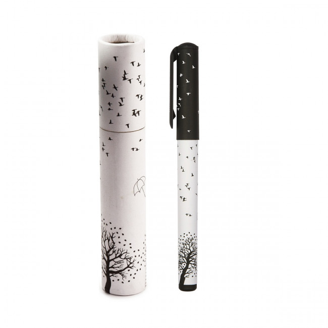 Ручка шариковая 0,7мм синяя "DreamWrite. Черно-белая романтика", BV/20-0264/05 (24)