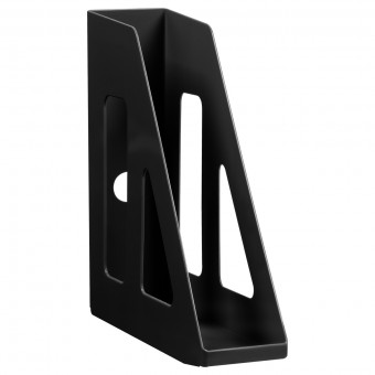 Лоток для бумаг ширина 70мм, вертикальный  "Актив", черный, СТАММ/ЛТВ-31096 (6)