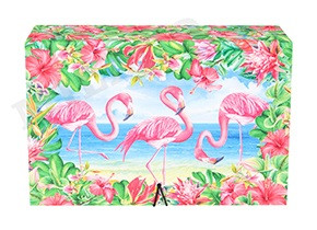 Коробка-книга "Фламинго" (120х180х50) КК-4836