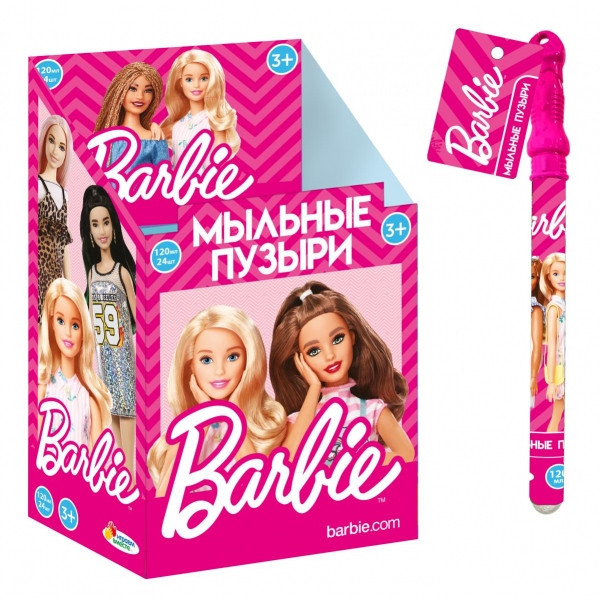 Мыльные пузыри «Barbie» 120мл. Умка