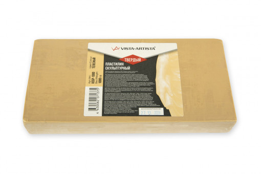 Пластилин скульптурный 1кг телесный, твердый, Studio VISTA-ARTISTA/ VSSP-1000 №8