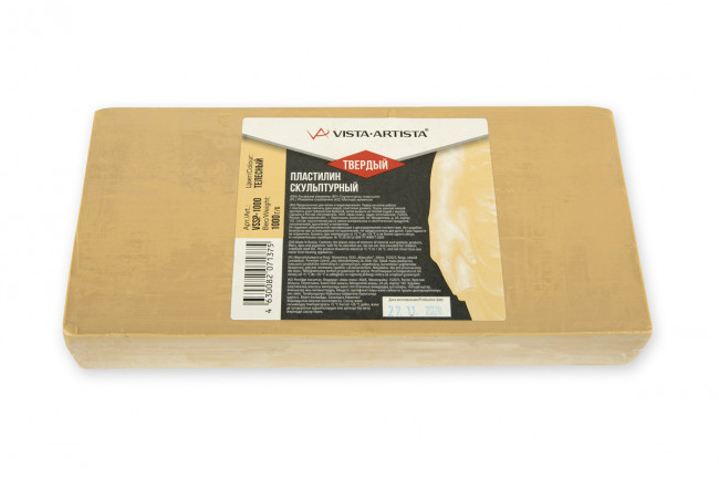 Пластилин скульптурный 1кг телесный, твердый, Studio VISTA-ARTISTA/ VSSP-1000 №8