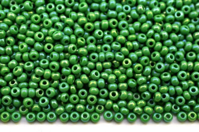 Бисер "ASMAR" размер №8, вес: 450 г, зелёный хамелеон, AR-20129