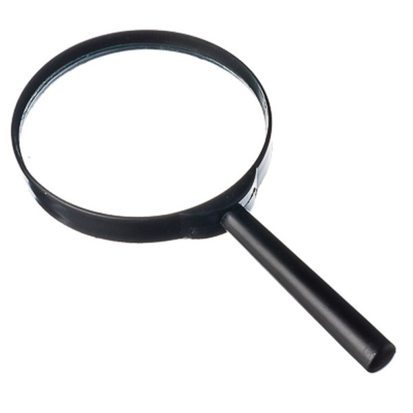 Лупа 110мм с пластиковой ручке, 2-х кратные